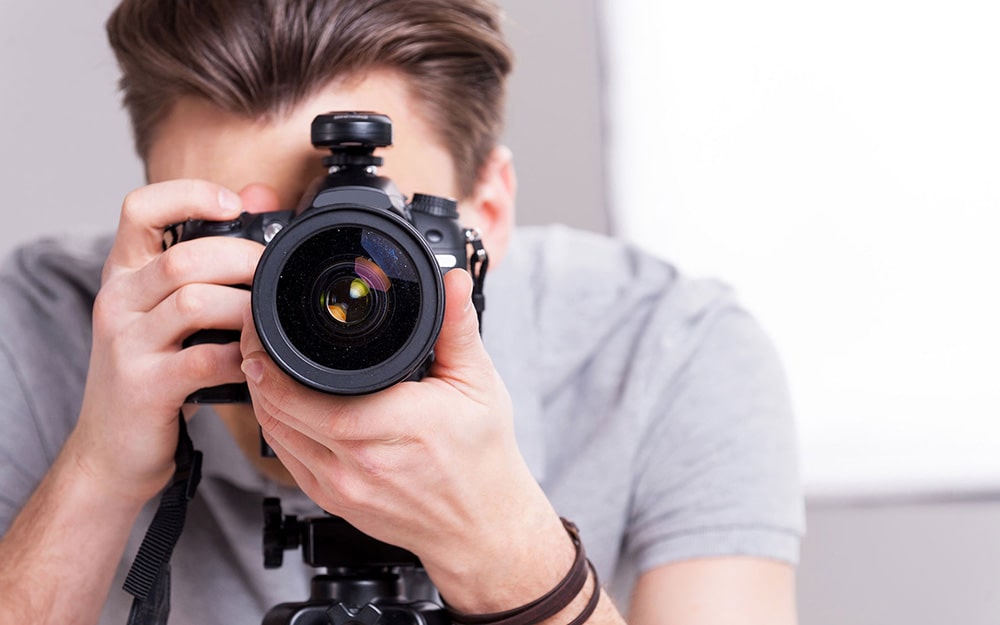 Фотограф в кафе Питер