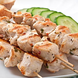 Шашлык из куриной грудки